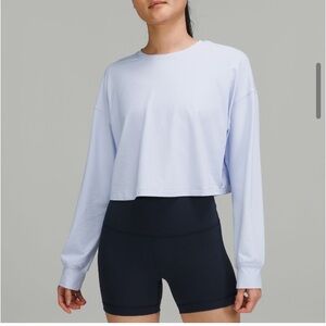 Lululemon Muscle Love Long Sleeve Shirt in Pastel Blue